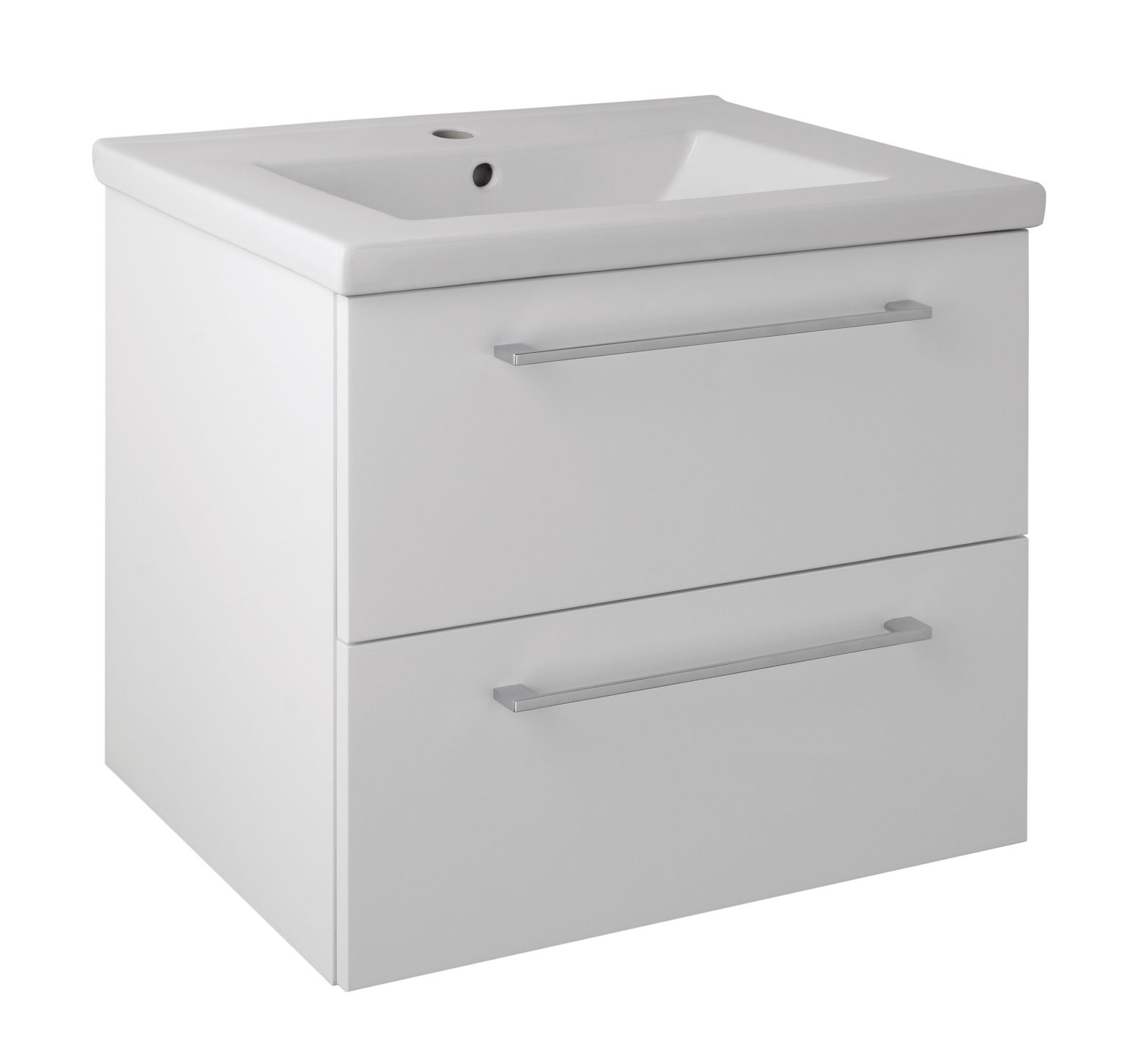 Pace 600 Floor Mounted Unit with Doors and Basin - Grey - Just Taps