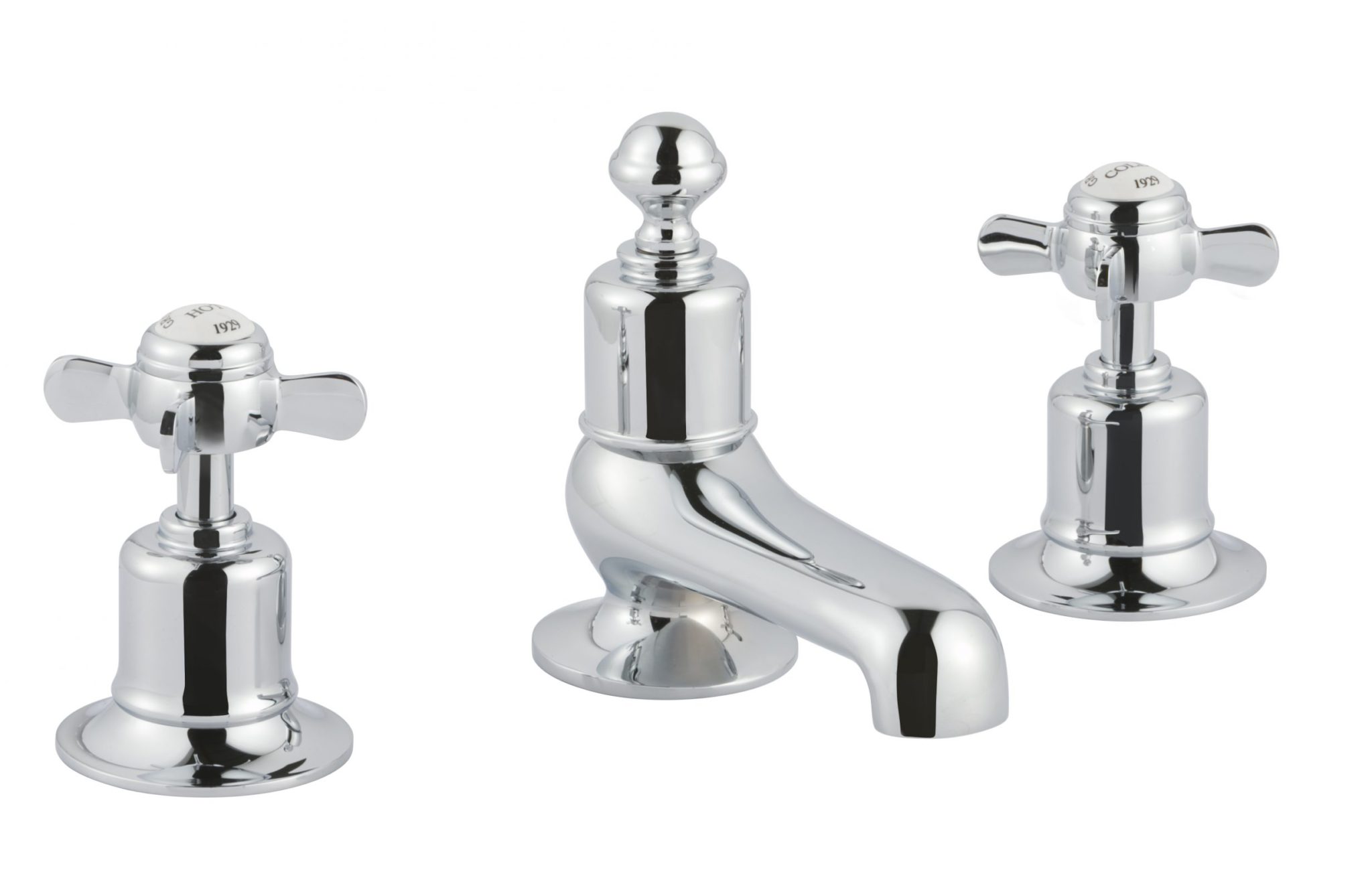 Grosvenor Pinch Long Nose Basin Taps - Just Taps