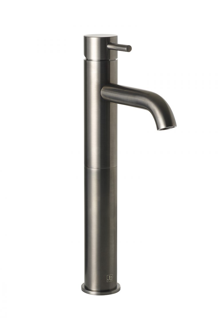 VOS Single Lever Wall Mounted Basin Mixer with 250mm Spout - Just Taps